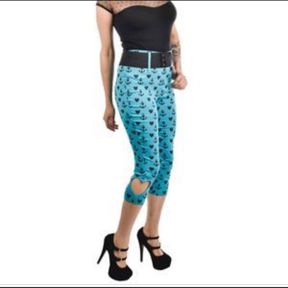 Too Fast Pants - BNWT Too Fast high waist pinup stretch capris